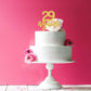 29 Again Cake Topper, Happy 30th Birthday Sign,Dirty Thirty Cake Topper,Hello 30 Party Decorations (Double Sided Gold Glitter)