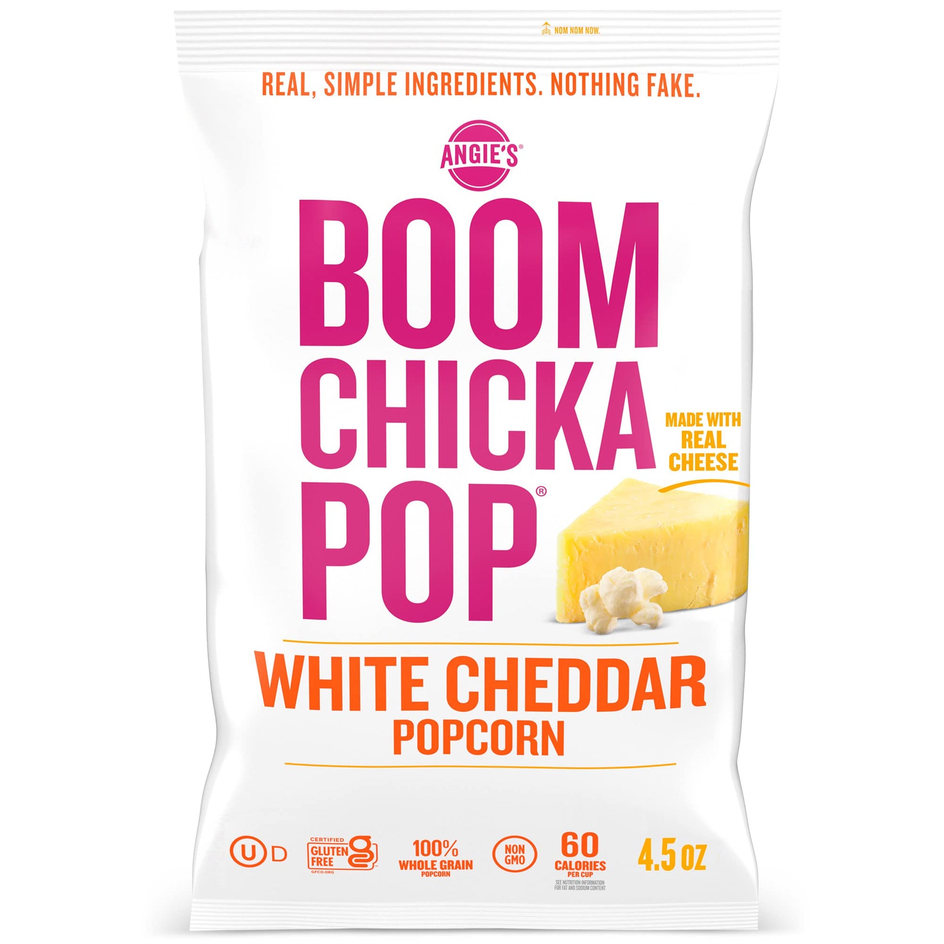 Angie'S Boomchickapop White Cheddar Popcorn, 4.5 Oz.