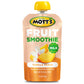 Motts Fruit Smoothies Vanilla Peach, 4.2 oz clear pouches, 8 Pack, Made With Milk, Made With Real Fruit, Good Source of Calcium,