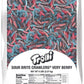 Trolli Sour Brite Crawlers, Very Berry, Sour Gummy Worm Candy, 5 Pound Bulk Bag