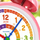 Peakeep Loud Alarm Clock For Kids Learning Telling Time Teaching Clock, 4 Inches Rainbow-Colored Twin Bell Analog Alarm Clock Ba