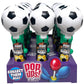 Pop Ups! Soccer Ball Lollipop Holder - 12 Lollipops with Cases - Individually Wrapped Candy Party Favors for Halloween - Soccer