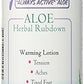 George'S Aloe Vera Herbal Rubdown - 8 Fl Oz, 8 Ounce