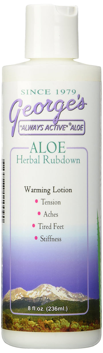 George'S Aloe Vera Herbal Rubdown - 8 Fl Oz, 8 Ounce