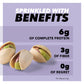 Wonderful Pistachios In Shell, Salt & Pepper Flavored Nuts, 14 Ounce Bag, Protein Snacks, Gluten Free, Healthy Snacks (Pack of 3
