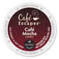 Café Escapes Café Mocha Coffee, 24 Count, U-S9985, 4 Count (Pack of 24)