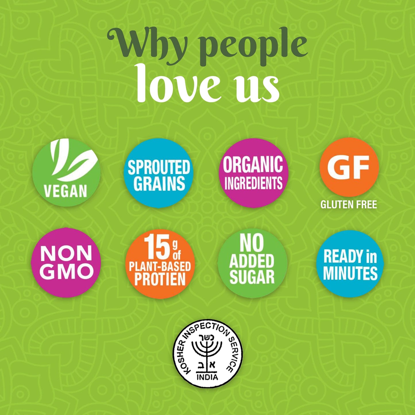 Aahanas Kitchari Vegan Meals, Gluten Free, Plant-Based, 2.3 oz (Pack of 4)