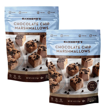 Hammond'S Candies | Gourmet Chocolate Chip Marshmallows | 2 Bags, Great For Snacking | Hot Chocolate, Smores And Homemade Browni