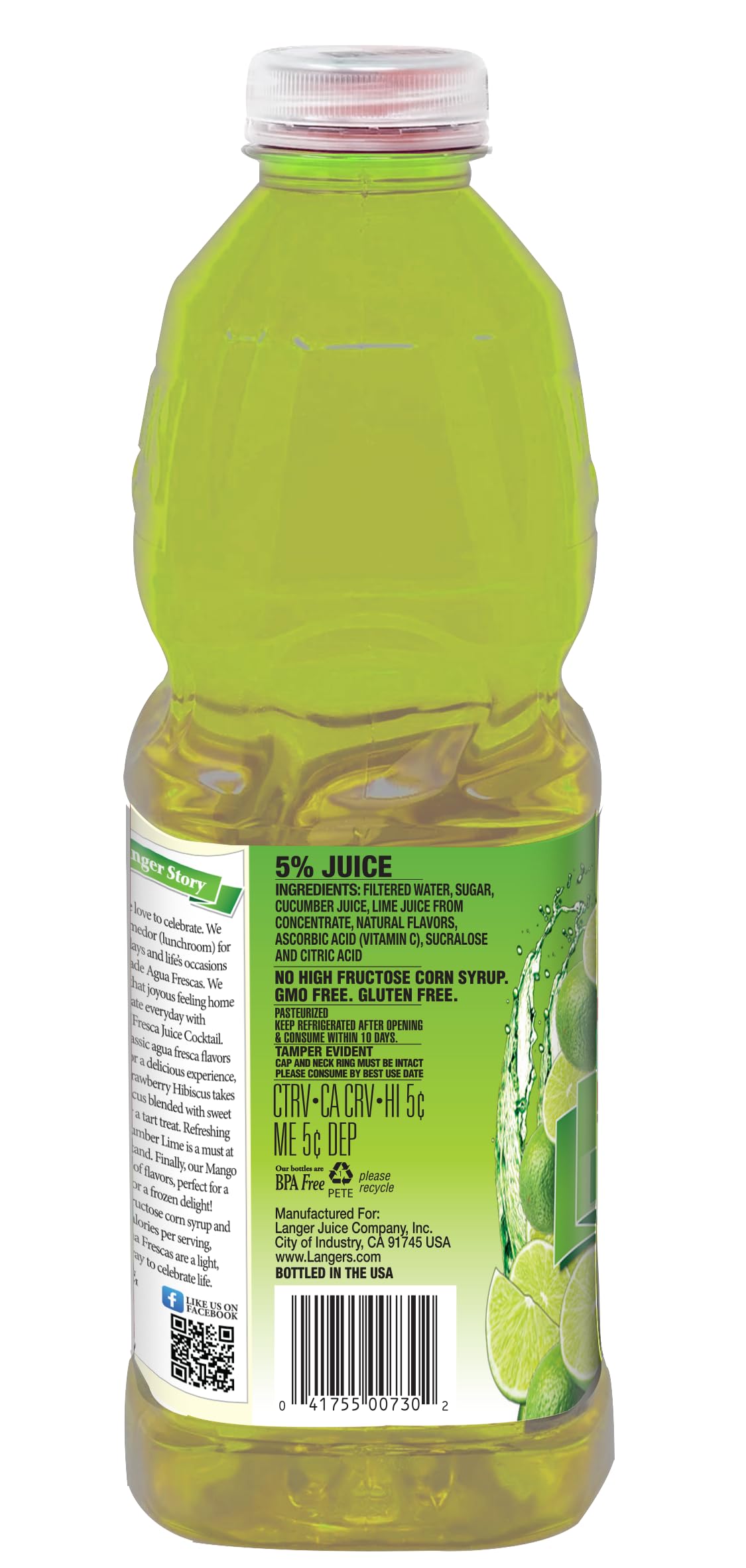 Langers Agua Fresca Variety Pack - 64 fl oz (Pack of 3) - Refreshing Beverage Mix
