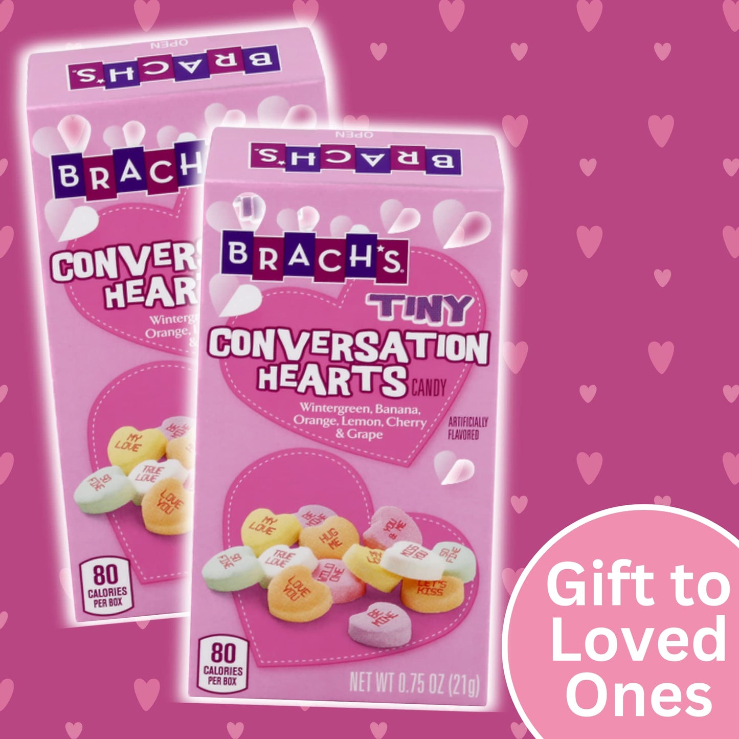 Valentines Day Inspired Tiny Conversation Heart Boxes, Nostalgic Hard Candies for Gift Baskets, Party Favors, Candy Bowl Filler