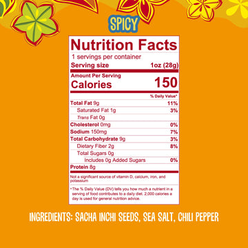 BRASS ROOTS Organic Incan Protein Seeds - High Protein, Nut Free, 10 oz, Spicy