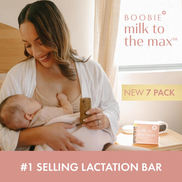 Boobie Bar Superfood Oatmeal Chocolate Chip Lactation Bar For Breastfeeding Moms To Increase Milk Supply | #1 Selling Lactation