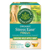 Traditional Medicinals Tea, Organic Stress Ease Focus, with Adaptogens, Everyday Balanced Energy, Ginseng Wild Apple Mint, 16 Te