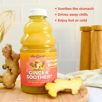 The Ginger People Extra Strength Gingerade, 32 Fl Oz Bottle, Ginger Flavor