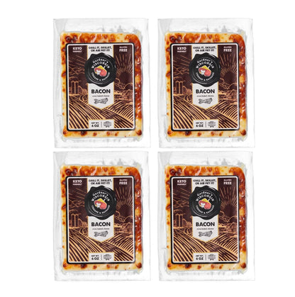 Gardner s Wisconsin Cheese and Sausage, 4 Pack of Oven Baked Cheese, Bacon Flavor (6 Ounces Per Block) - Artisan Cheese Made in