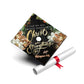 Once Upon A Time Graduation Cap Topper, Handmade Black PVC, I Can Do All Things Through Christ Model, 2025 Graduation Gift