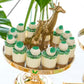 92Pcs Edible Leaves Edible Green Cake Cupcake Toppers Edible Wafer Paper Leaf Cake Decoration For Hawaii Aloha Summer Theme Wedd