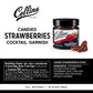 Collins Strawberries in Syrup, Cocktail Garnish, 10.6 oz, Set of 1, Red, Model 11839
