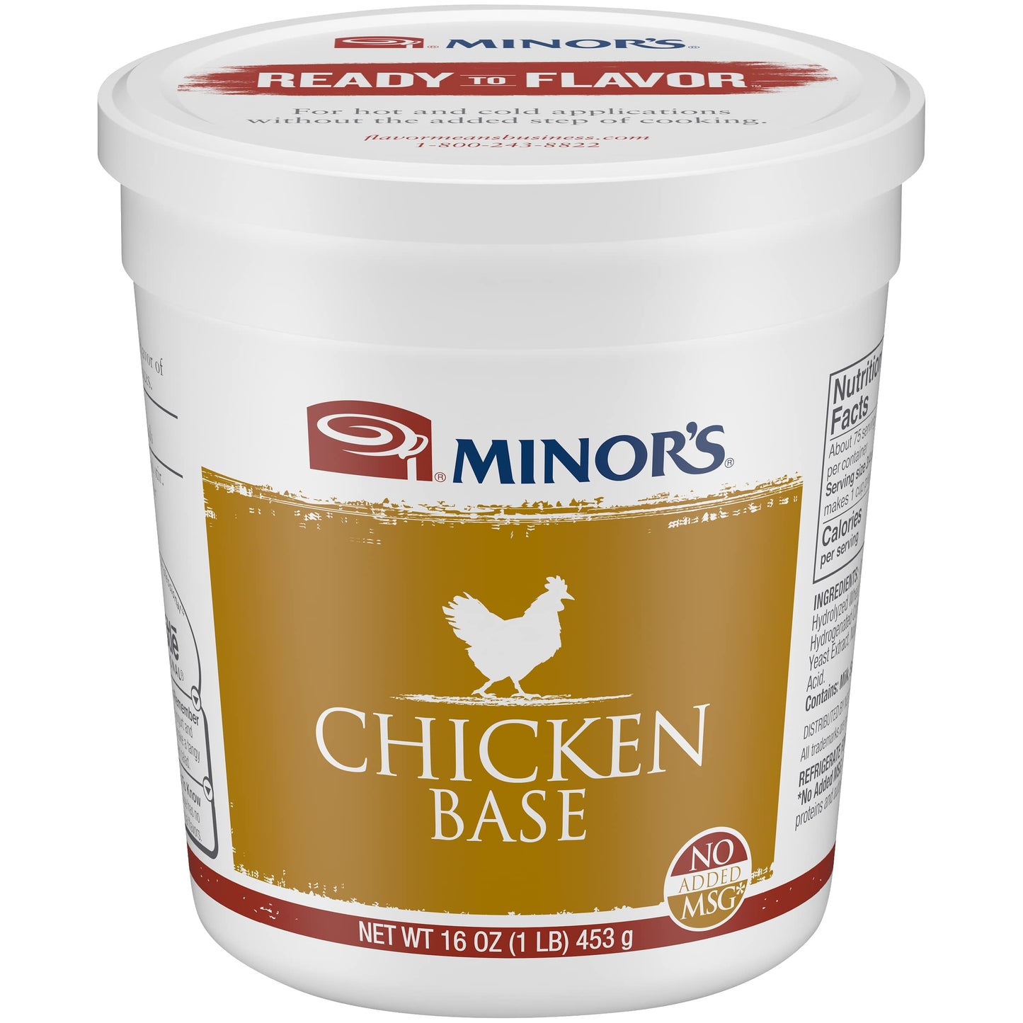 Minor'S (Original Formula) Chicken Base - 16 Oz (Pack Of 2)