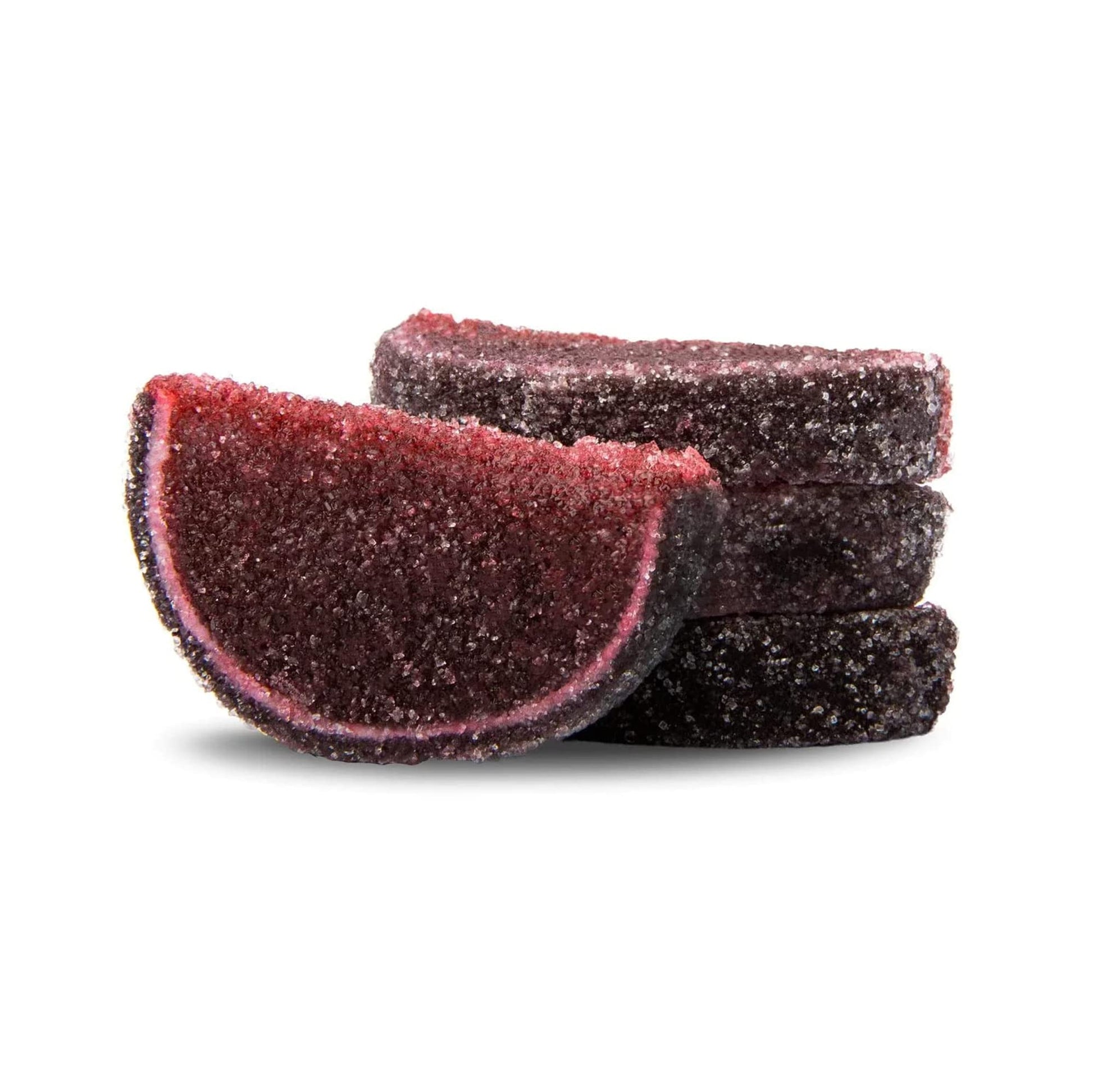 NY SPICE SHOP Jelly Fruit Candy - 8 Ounce Fruit Slices Candy - Black Cherry Fruit Gummies - Old Fashioned Candy For Sweet Lovers