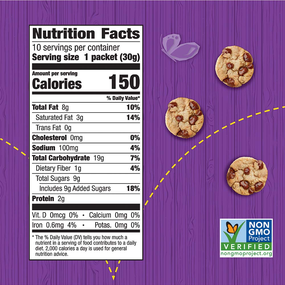 Annie'S Organic Chocolate Chip Cookie Bites 10 Ct, 10.5 Oz (Pack Of 6)