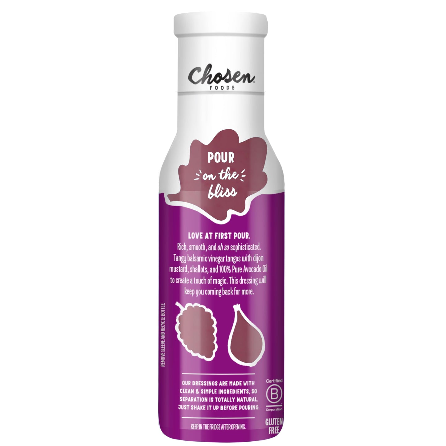 Chosen Foods Homestyle Balsamic Dressing And Marinade 8 Oz With Recipe E-Book Bundle
