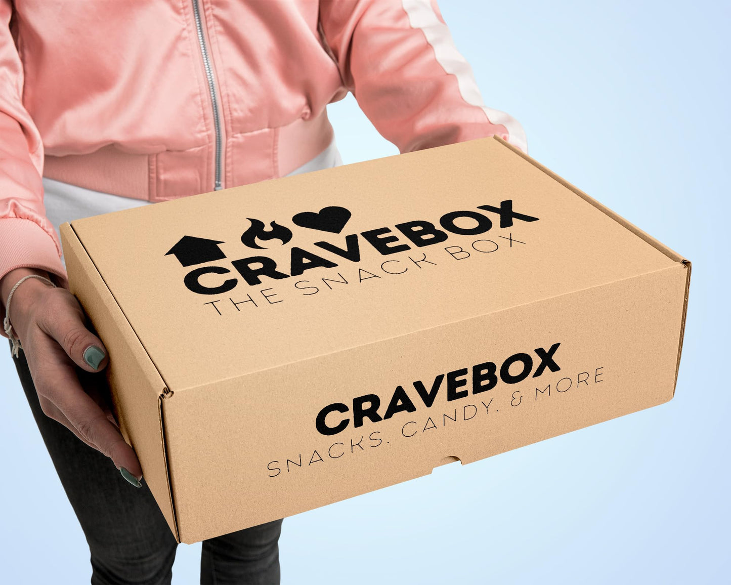 Cravebox Snack Box Variety Pack Care Package - Christmas   Gift Basket Boxes Pack Mature-Themeds Kids Grandkids Guys Girls Women Men Boyfriend Candy Birthday