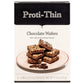 Proti-Thin High Protein Chocolate Wafer Squares, 15g Protein, Low Calorie, Low Sugar, Aspartame Free, Diet Wafer Bars, Healthy S