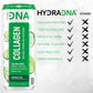 HYDRADNA Sparkling Liquid Collagen Protein Water - Sugar-Free, Keto-Friendly - 12 Fl Oz (Pack of 12) - Cucumber Lime Flavor