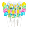 Rainbow Marshmallow Easter Peeps Candy Chicks on a Stick Lollipop, Pack of 3