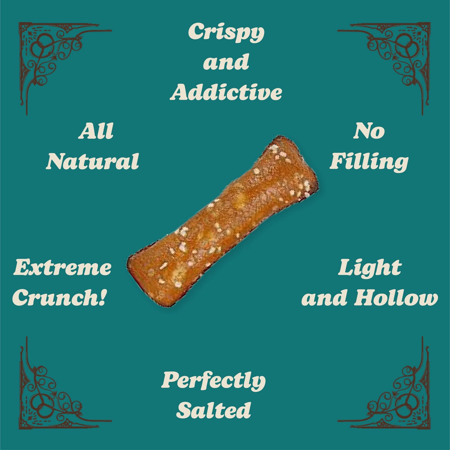 Unique Snacks Original Pretzel Shells, Vegan, OU Kosher, Non-GMO, 16 Oz. Bag, Pack of 12