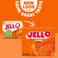 Jell-O Orange Gelatin Dessert 3 Ounce Boxes (Pack of 4)