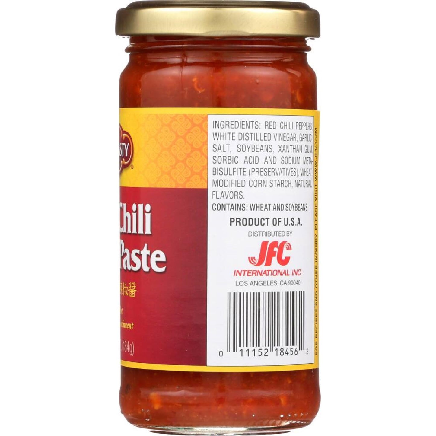 Dynasty Garlic Paste, Thai Chili, 6.5 Ounce
