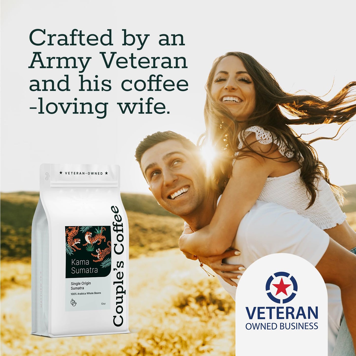 Couples Coffee Sumatra Mandheling | Dark Roast Single Origin Whole Bean | Notes Of Dark Chocolate, Earth, Smokey With Naturaly L