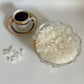 Sweetglob Old Fashioned White Rock Candy Crystals (Gems Rock Sugar Candy (Medium Crystal), 2 Pound)