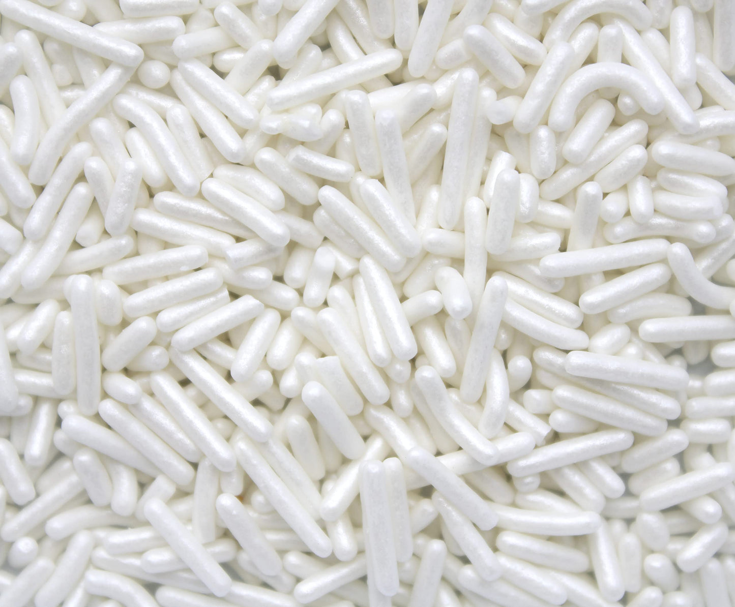 Unpretentious White Jimmies Sprinkles, 2 Cup Shaker Bottle, Light Ivory, Dessert Decorating, 12.8 Ounce