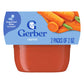 Gerber Baby Food Carrot, 2 Oz, 2 Ct Tubs