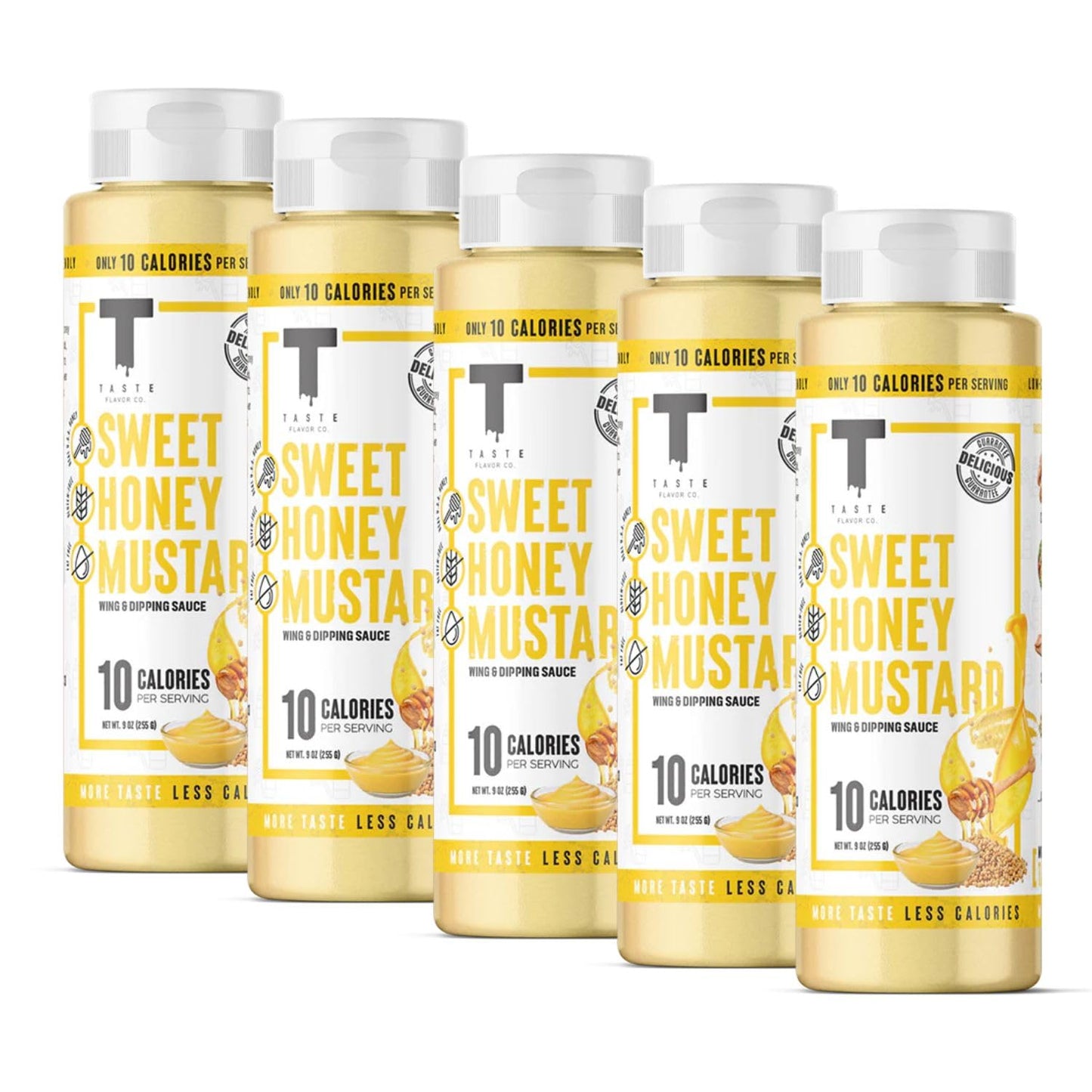 Taste Flavor Co. Grilling, Dipping Sauce and Marinade, Great Tasting, Low-Calorie Sauces, Keto Friendly, No Oils (5 Pack, Sweet 