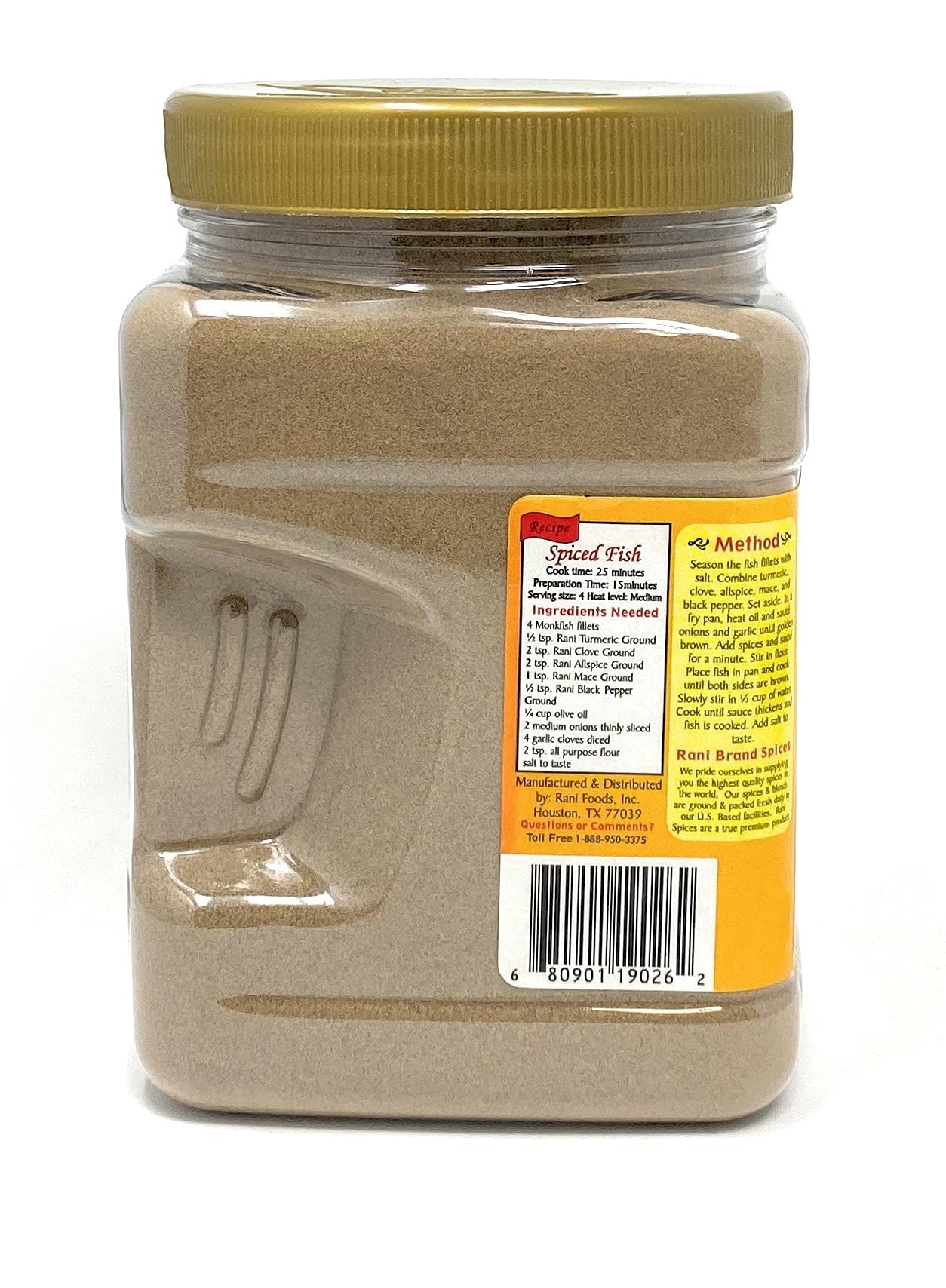 Rani Black Pepper Fine Powder 80 Mesh 16oz (1lb) - All Natural, Vegan, Gluten Friendly, NON-GMO, Kosher, Product of Vietnam