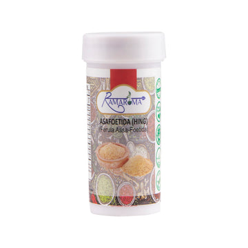 Ramaroma Asafetida (Hing) Ground 0.35oz (10g) ~ All Natural | Salt Free | Vegan | Non-GMO | Asafoetida Indian Spice | Best for O