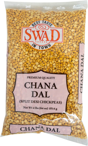 Swad Chana Dal (Split Desi Chickpeas), 4-Pounds