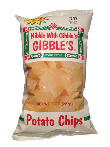 Gibble'S Home Style Potato Chips (4-8 Oz Bags)