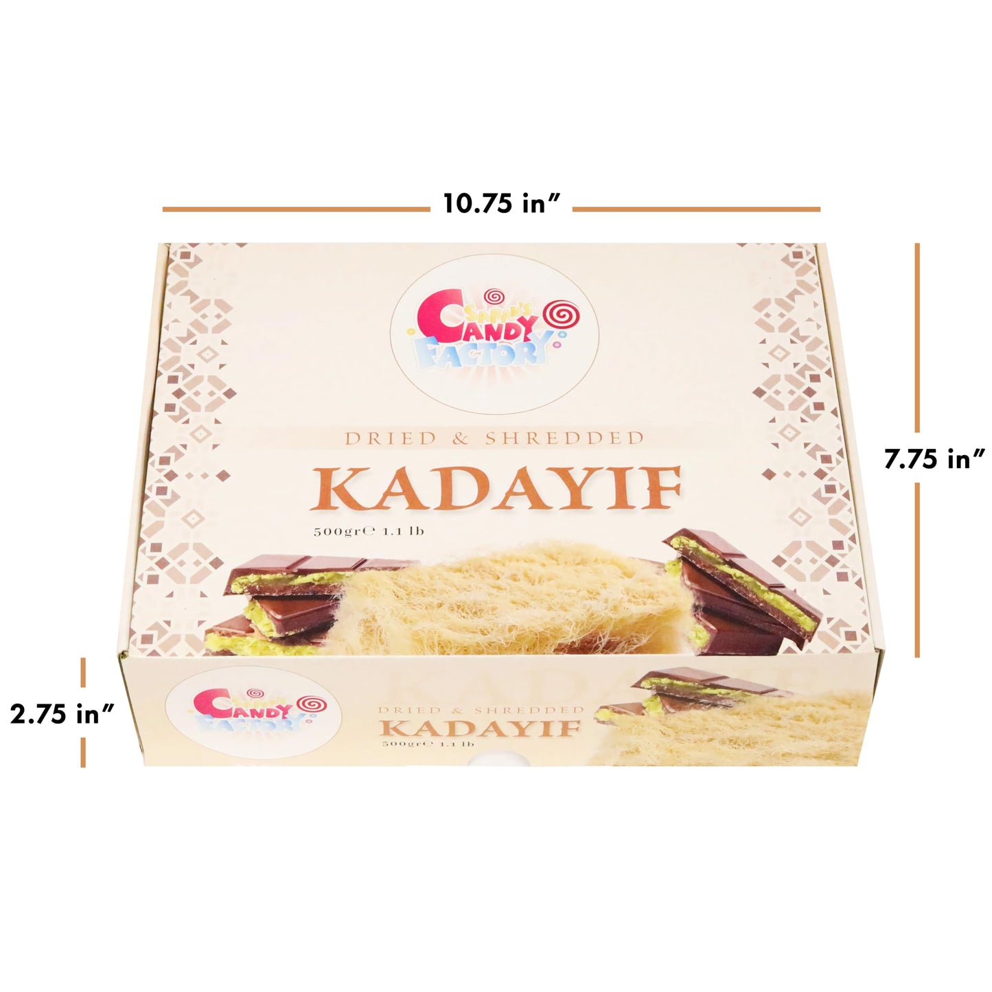 Sarah'S Candy Factory Premium 500Gr Dried & Shredded Kadayif (Kataifi) Fillo Dough, Kurutulmus Kadayif Pastry Dough, Phyllo Doug
