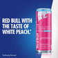 Red Bull Sugar-Free White Peach Summer Edition Energy Drink  with 114mg Caffeine plus Taurine & B Vitamins  12 Fl Oz  Pack of 24 Cans