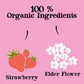 Clipper Tea Strawberry & Elderflower Herbal Tea – Caffeine Free, USDA Organic, 20 Tea Bags