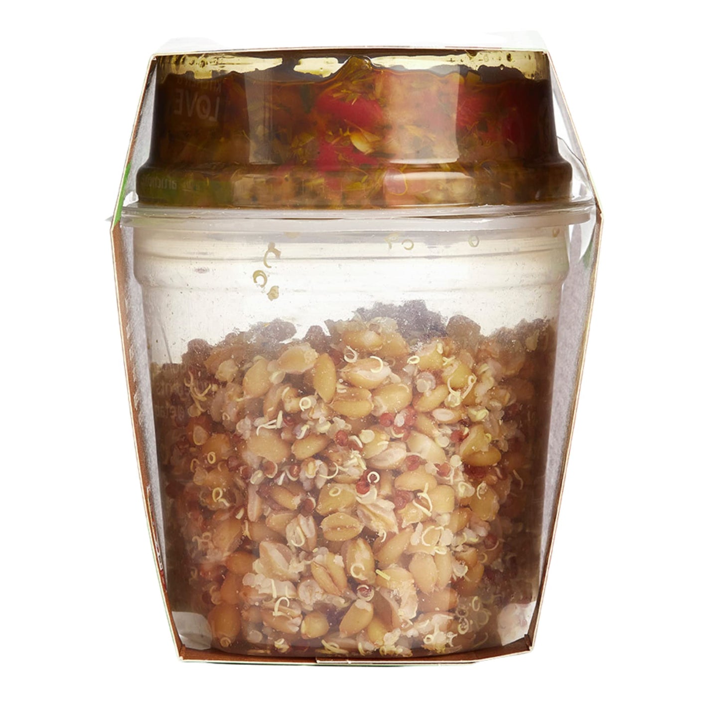 Kitchen & Love Cooked Farro, Grilled Eggplant, Zucchini, Artichokes & Herbs, Ready To Eat, Shelf Stable, Non Gmo, Dairy Free, Plant Based, Kosher, Vegan, Vegetarian, 7.9 Oz (6-Pack)