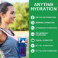 Letz Go! Hydration Drink Mix, Electrolytes & Antioxidants, Fruit Punch Flavor, 15 Pack, No Sugar, No Calories