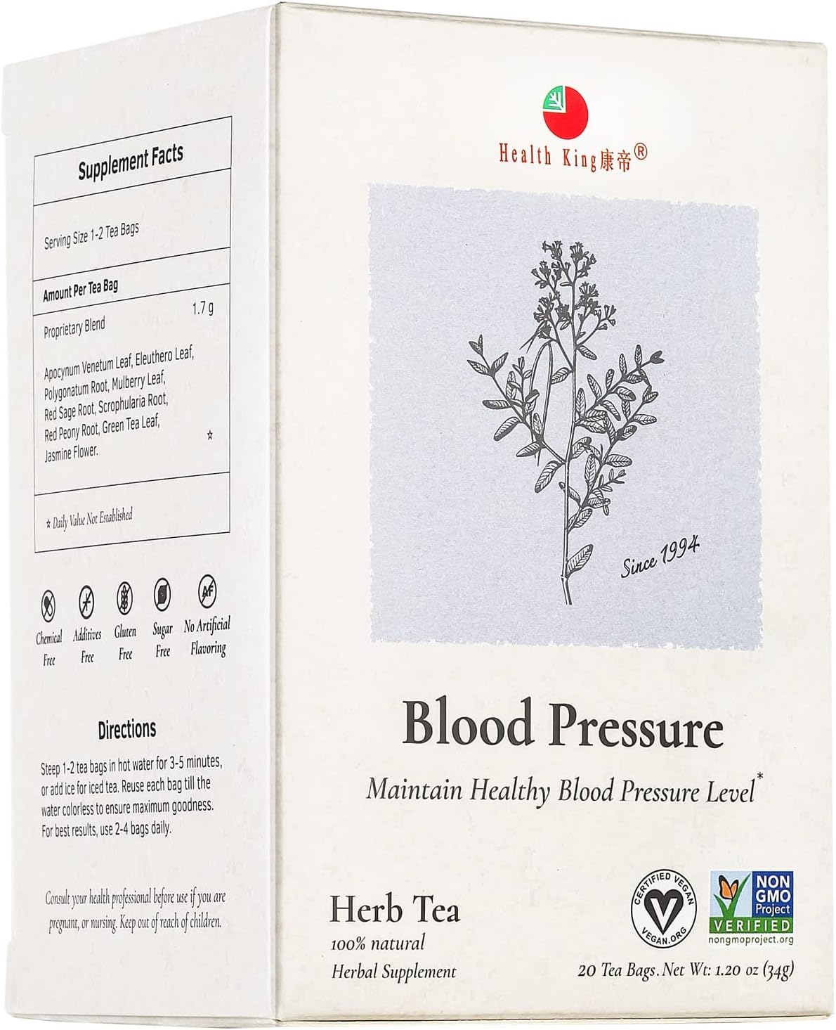 Health King Medicinal Tea Blood Pressure