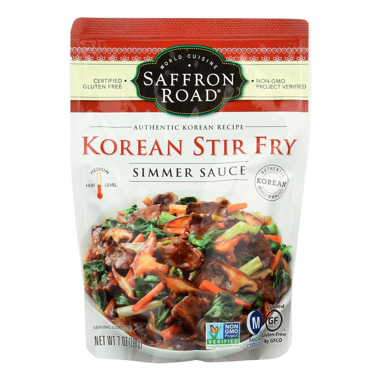 Korean Stir Fry Simmer Sauce 7 Ounces (Case Of 8)