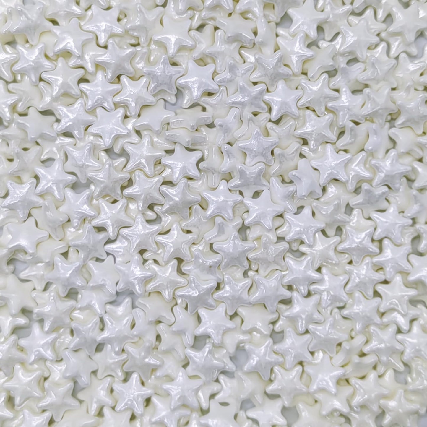 10Mm White Sprinkles Edible Stars Cake Decorating Stars Cake Decorations Cupcake Toppers Cookie Decorating Perfect For Cakes,Cup
